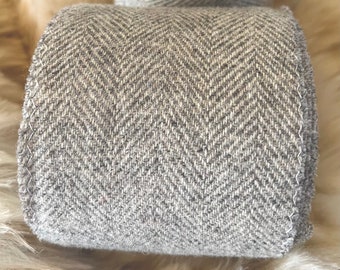 Winingas - Viking - Noors - Angelsaksische beenwarmers grijs grijs zilver en witte visgraat
