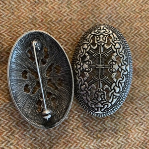 Norse style Viking tortoise turtle brooches, style 7