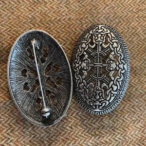 Norse style Viking tortoise turtle brooches, style 7