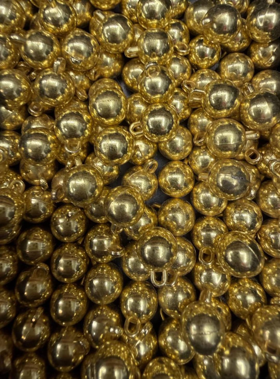 8 Mm Silver or Gold Color True Ball Buttons With Metal Shank, Set of ...