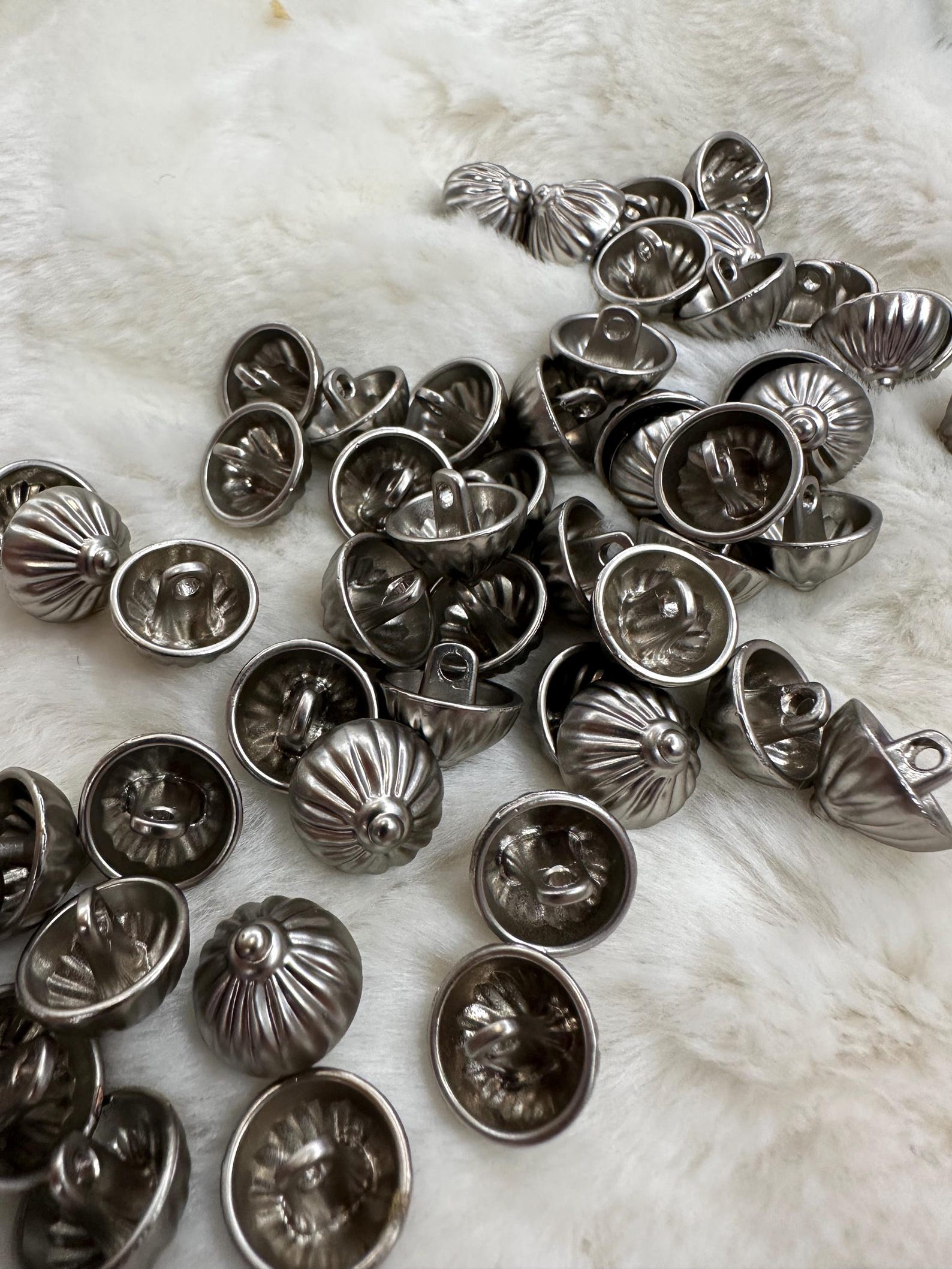 16th Century Replica Cone Buttons, Metal With Shank, Gold or Silver ...
