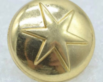 Six 6 Point star (SCA Vindheim, Ayreton or Glyn Dwfn) Buttons, set of 10 - Gold or Silver