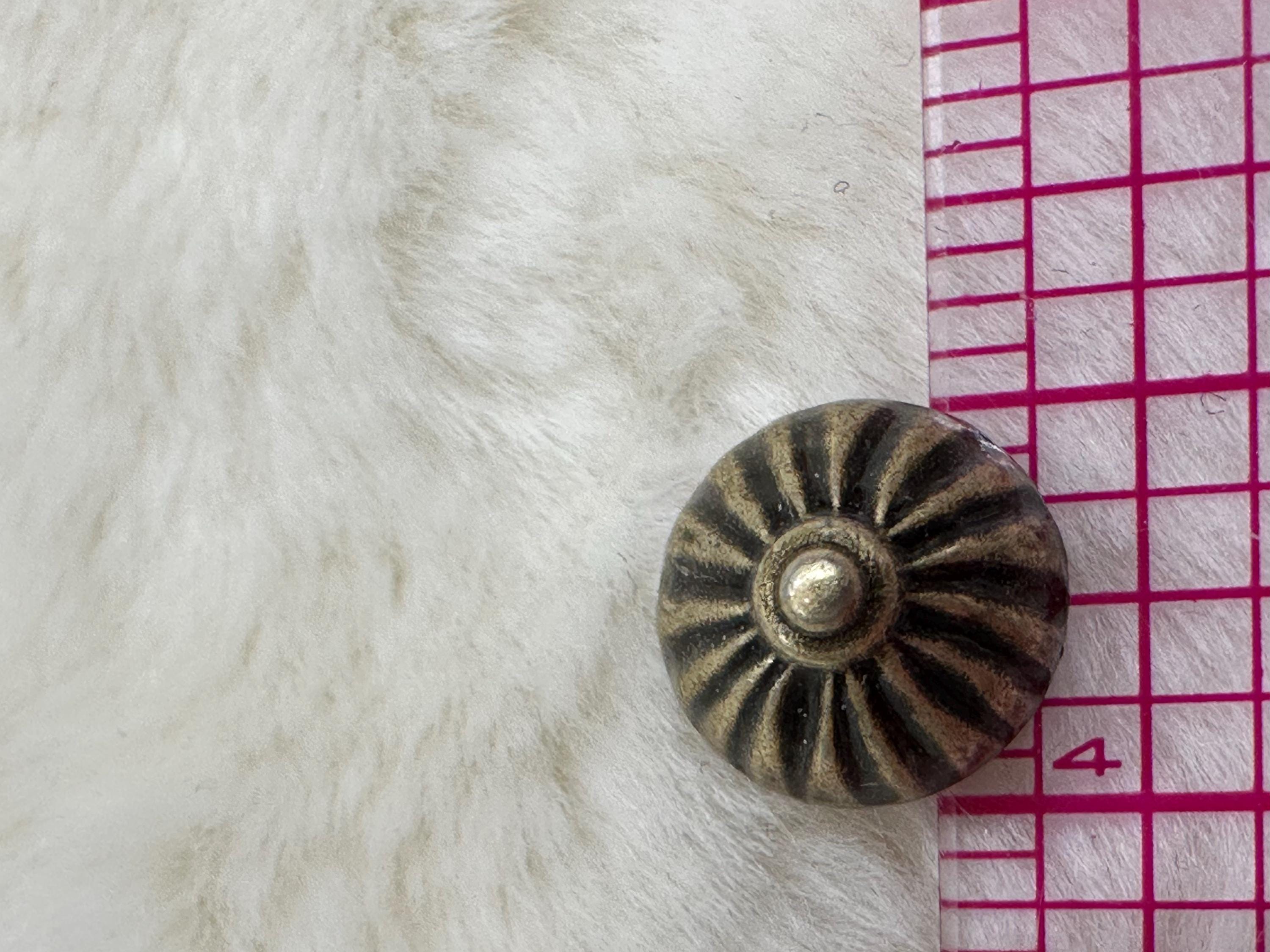 16th Century Replica Cone Buttons, Metal With Shank, Gold or Silver ...