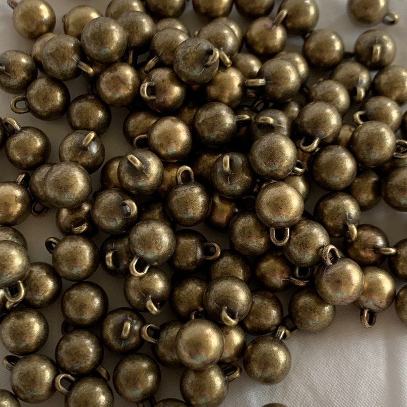 Silver Buttons - Etsy