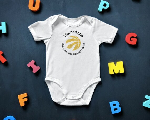 toronto raptors baby onesie