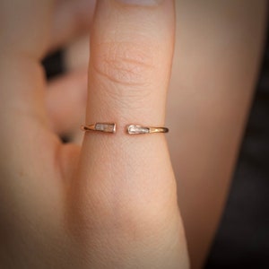 READY To SHIP Kunzite Ring. US Size 9. 14k Rose Gold Pink Raw Rough Uncut Unique Rustic Adjustable Alternative Kunzite Wedding Band Ring