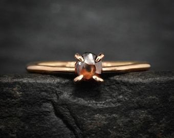 READY to SHIP. US Size 5.75. 18k Rose Gold Diamond Ring