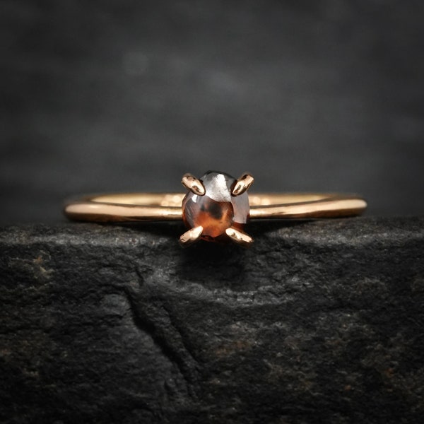 READY to SHIP. US Size 5.75. 18k Rose Gold Diamond Ring