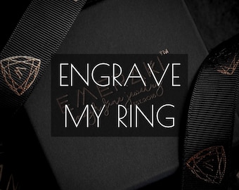 Engrave My eMeraki Ring