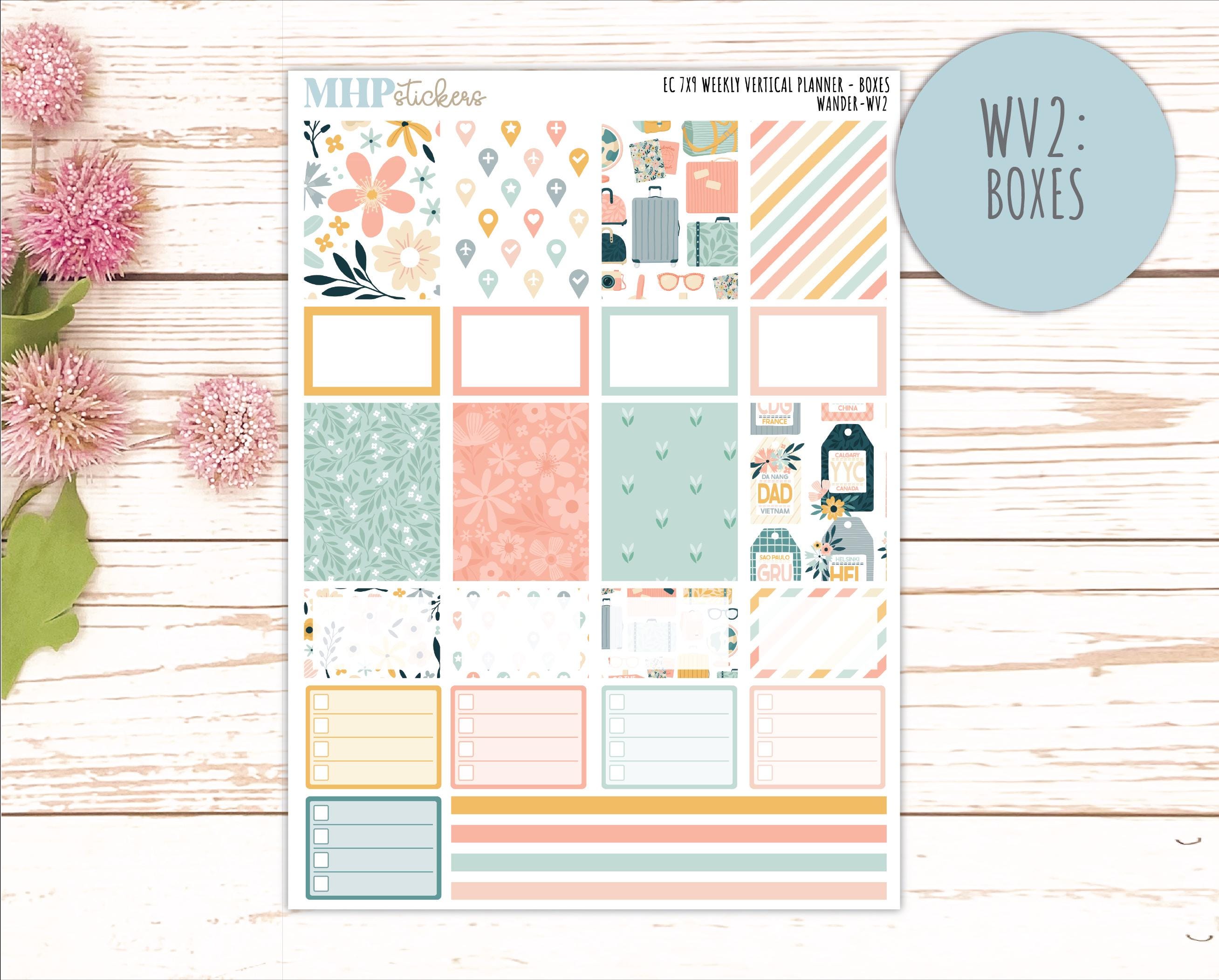 JUNE Weekly Vertical Kits for 7x9 Erin Condren Planners. 2026 ...