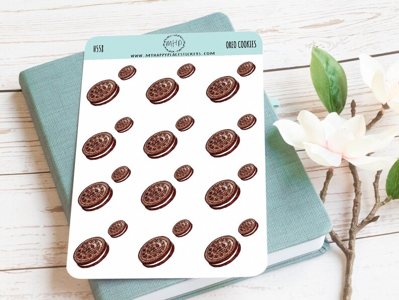 Cookie Sticker Sheet for Bullet Journal, College Planner, and ...