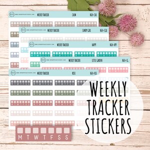 Wöchentlicher Sticker. Planner Sticker || H614