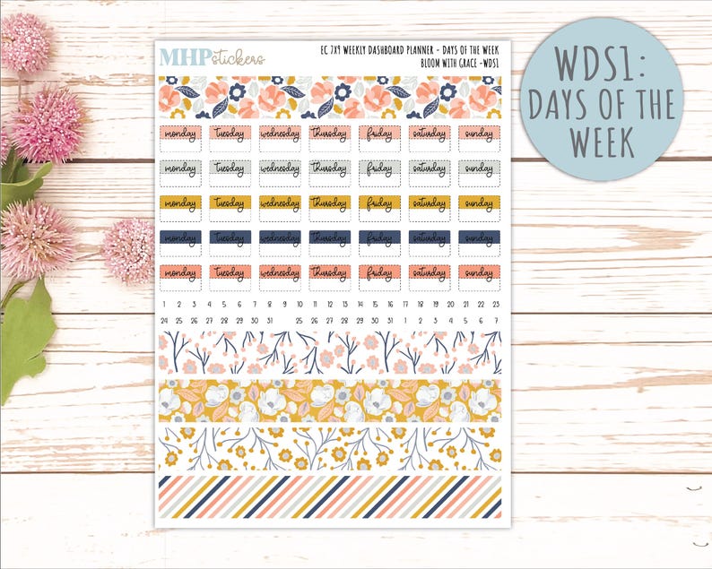 JULY Daily Duo Sticker Kit for 7x9 Erin Condren Planners. 2026 ...