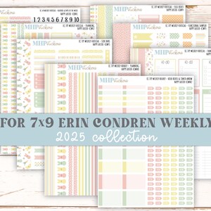 Kits de planejamento semanal de ABRIL para planejadores Erin Condren 7x9. "Feliz Páscoa" || ECWHE