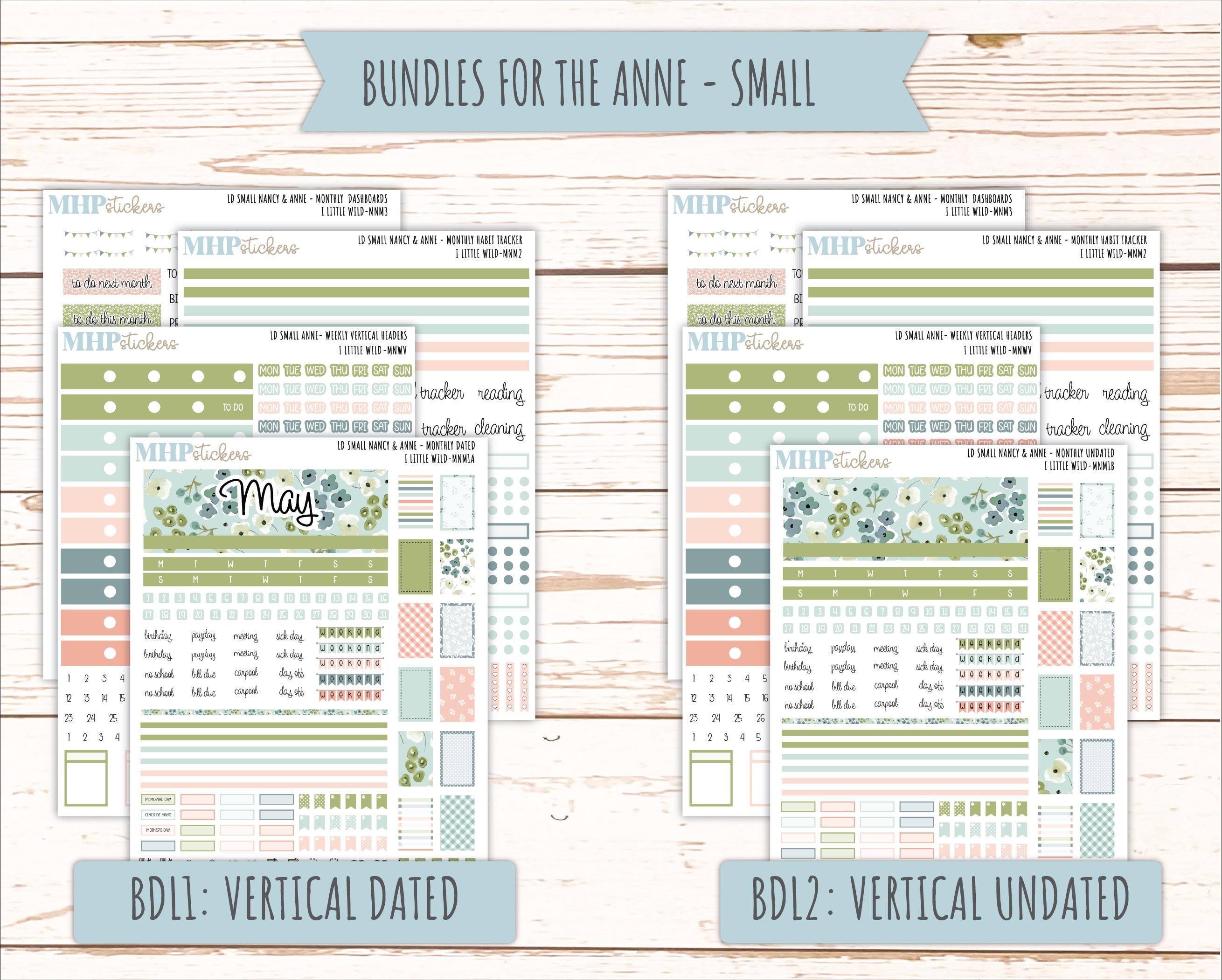 MAY 2026 Stickers for Small Nancy & Anne Laurel Denise Planners "a ...