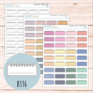 Planerare-klistermärken för anteckningsböcker. EC Color Way || B336