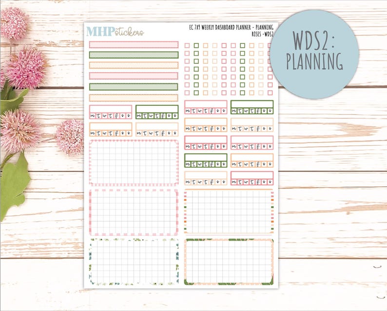 MAY Weekly Dashboard Kit for 7x9 Erin Condren Planners. 2026 Collection ...