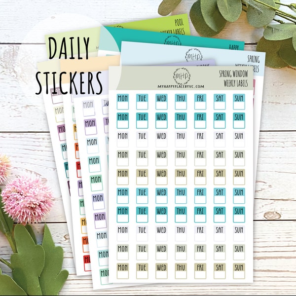 Daily Planner Stickers || H507