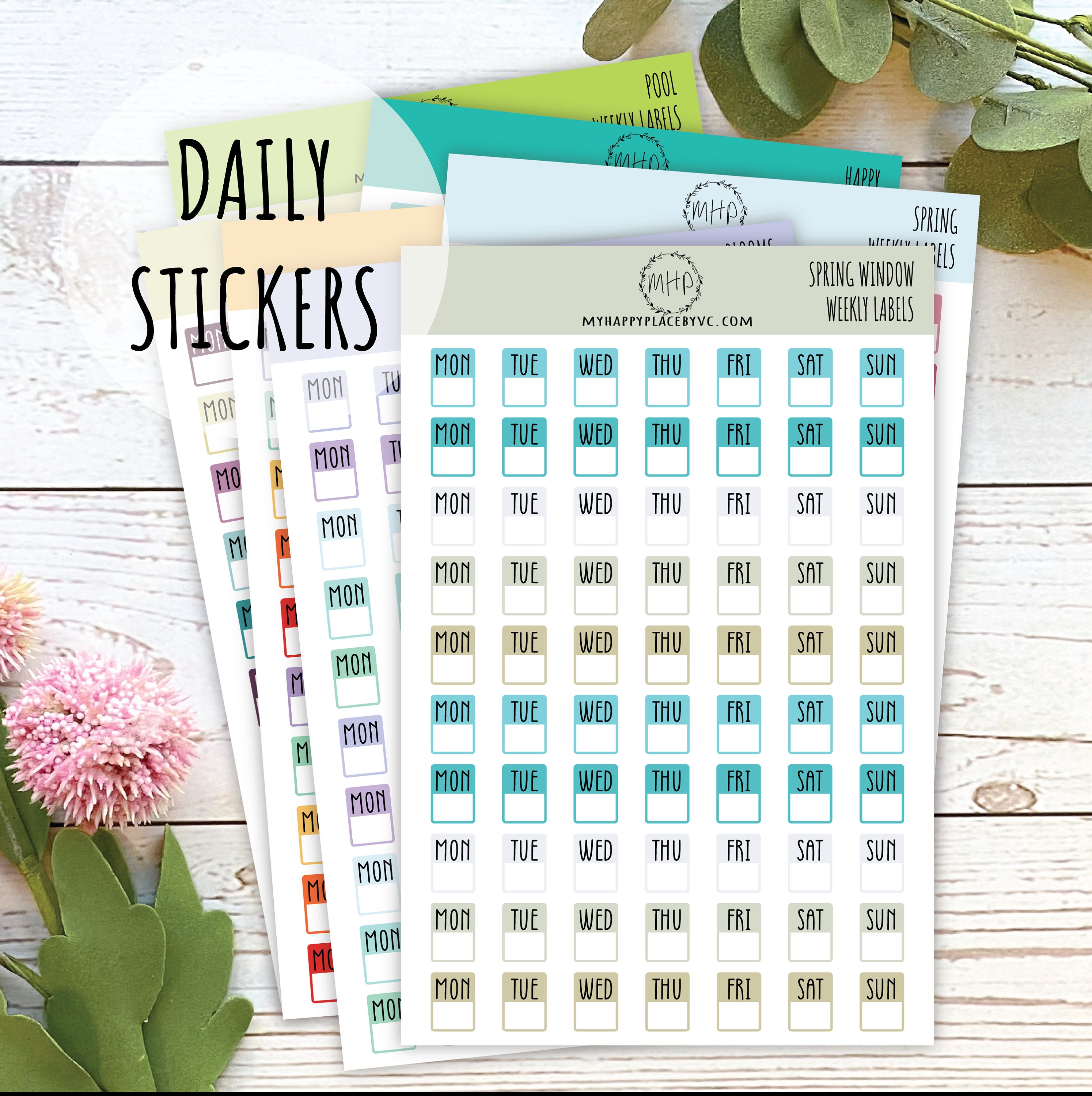 Daily Planner Stickers || H507 - Etsy