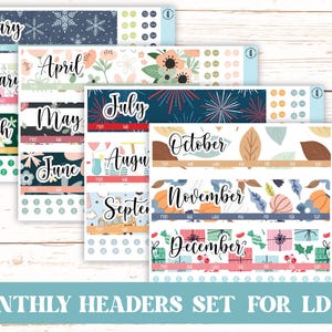 Monthly Headers Set für Laurel Denise ORIGINAL|| LD400 & LD401