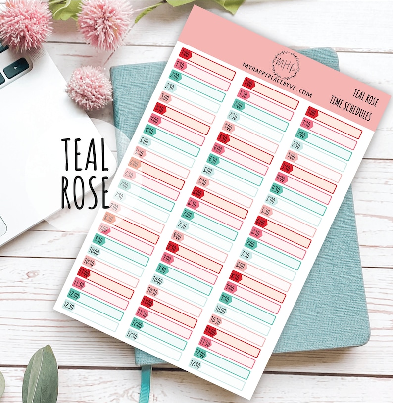Revision Time Sticker Timed Appointment Labels, Planner Sticker for Bullet Journals, College ...