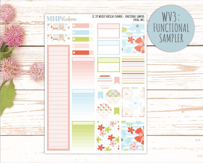 MARCH Weekly Vertical Kits for 7x9 Erin Condren Planners. 2026 ...