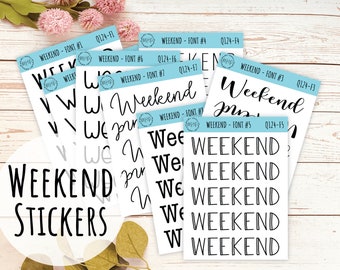 Script WEEKEND Stickers  || Q124