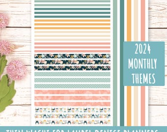 Thin Washi for Laurel Denise Planners. Planner Stickers  || LD406