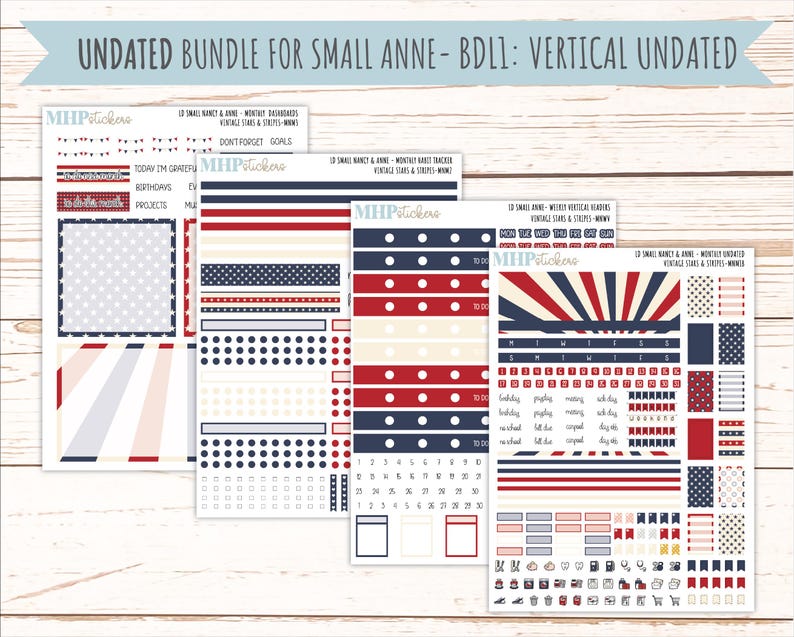 JULY 2026 Stickers for Small Nancy & Anne Laurel Denise Planners ...