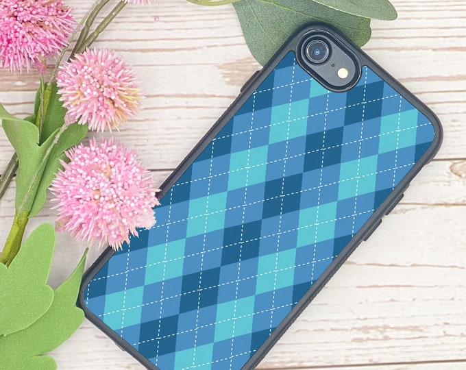 Argyle Phone Case for iPhone in 8 different colors | Aesthetic Phone Case | iPhone X | iPhone 11 | iPhone 12 | iPhone 13 |