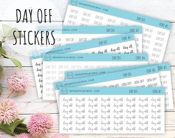 Script DAY OFF Planner Stickers  || T313