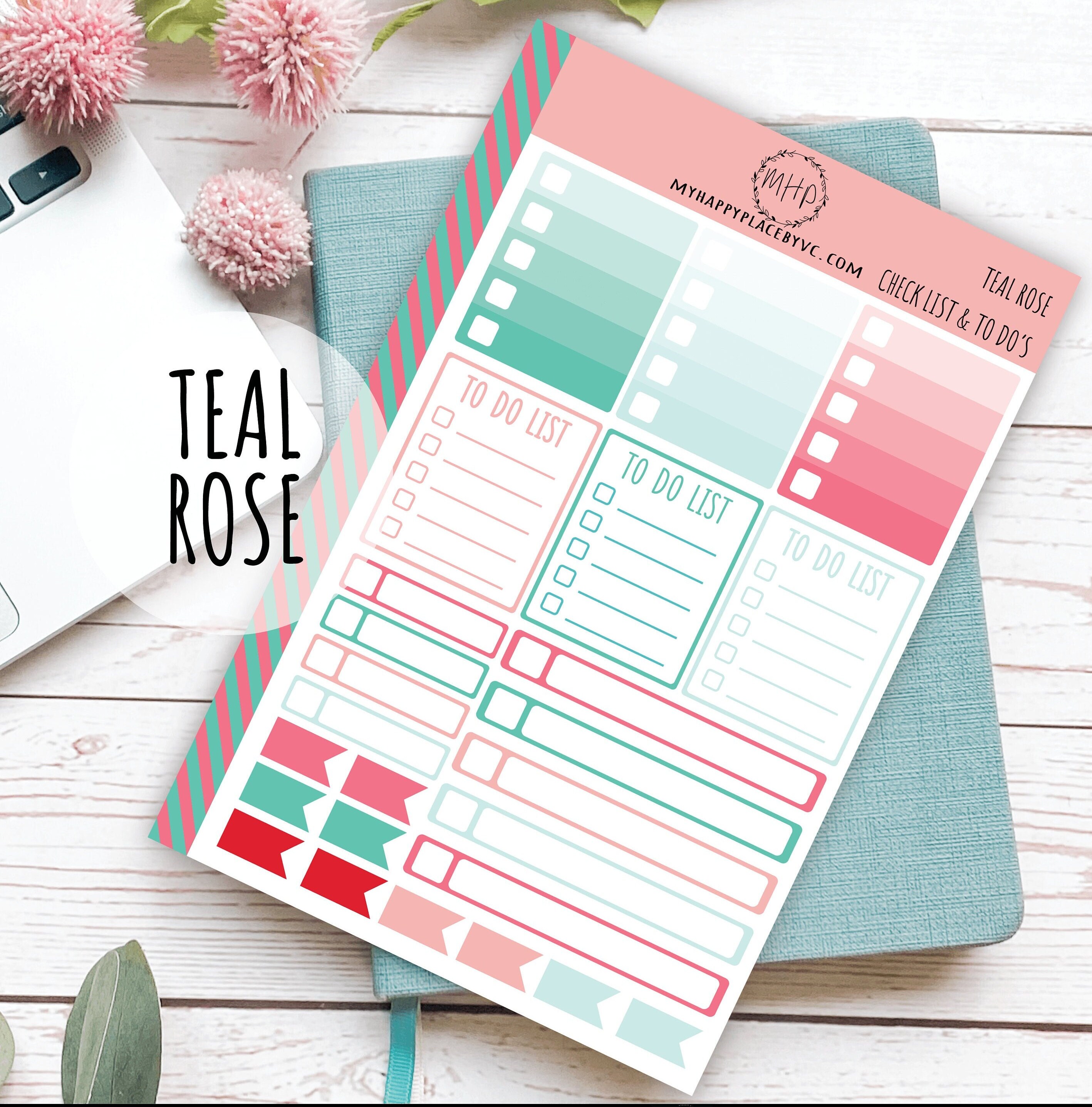 Check List and to Do Planner Stickers for College Planner, Teacher ...
