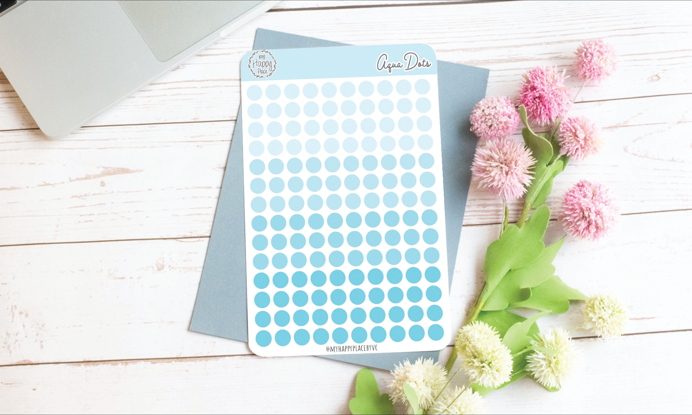 Ombre Dots Stickers for Planners and Bullet Journals | H511