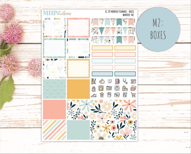 JUNE Monthly Kit for 7x9 Erin Condren Planners. 2026 Collection "wander ...