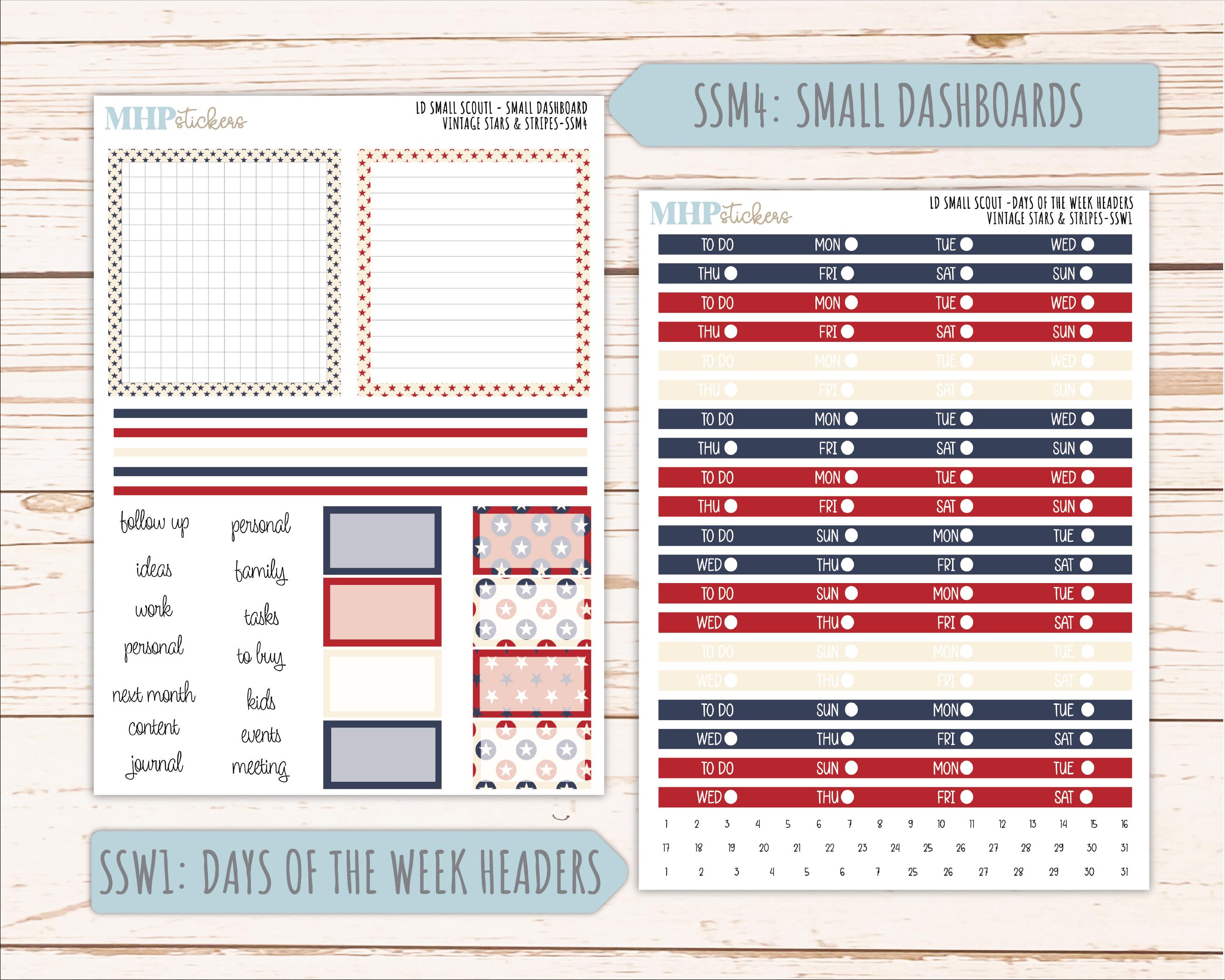 JULY 2026 Stickers for the Small Scout Planner. for Laurel Denise ...