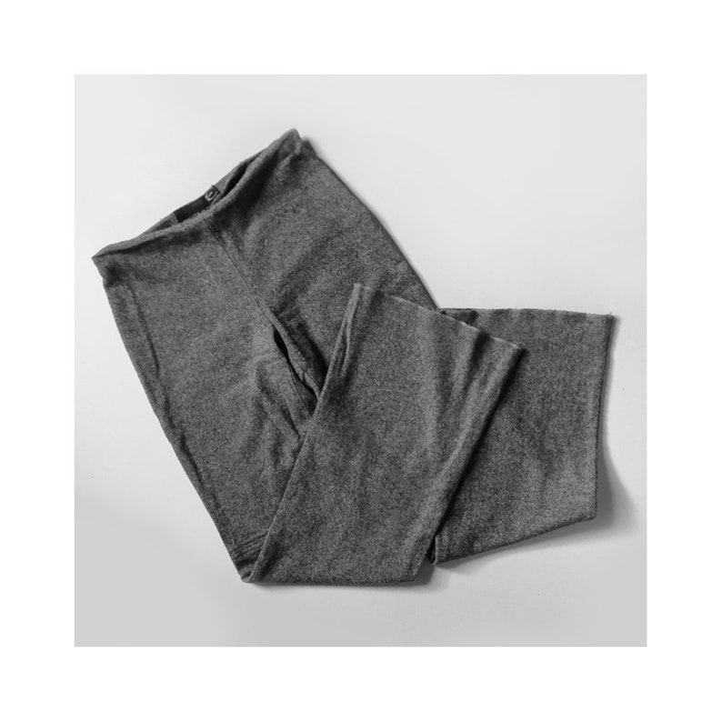 Size M Medium 70s Vintage Gray Just Cavalli Flar Wool Trousers