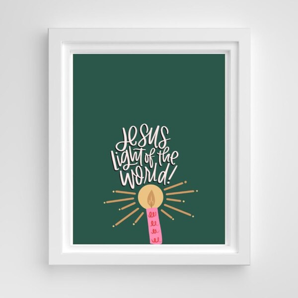 I Am Light of World - Etsy