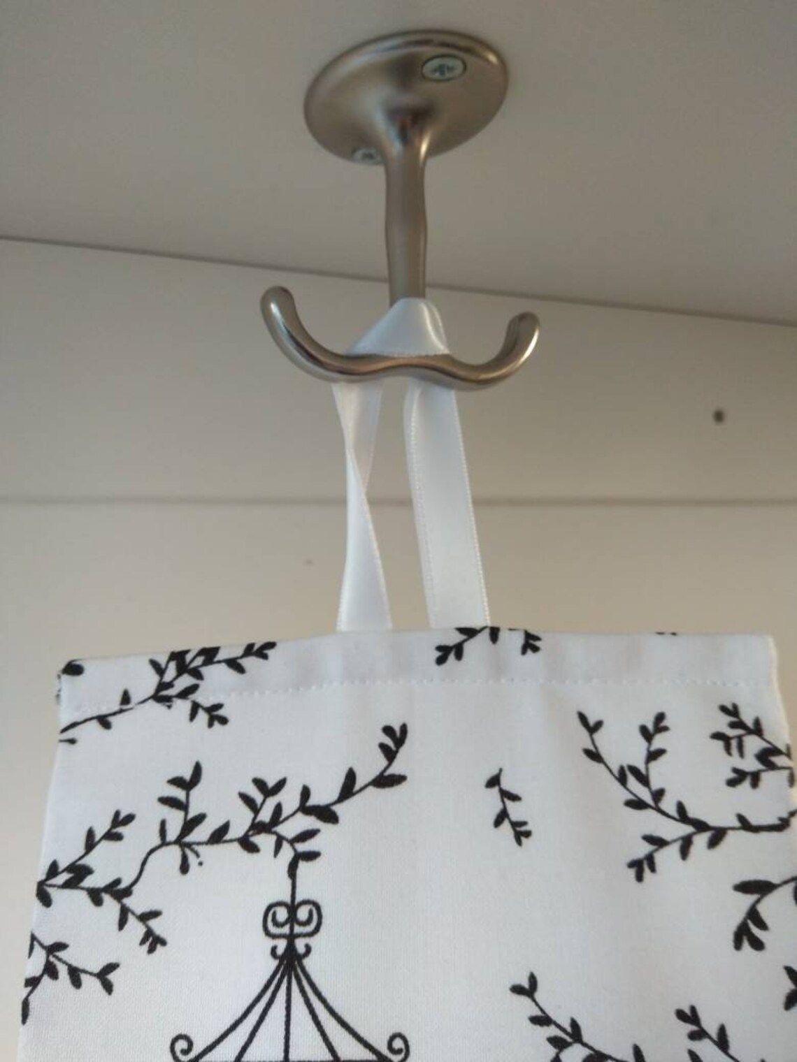 Fabric Toilet Roll Holder Storage at the Wall / 2 4 Rolls Etsy