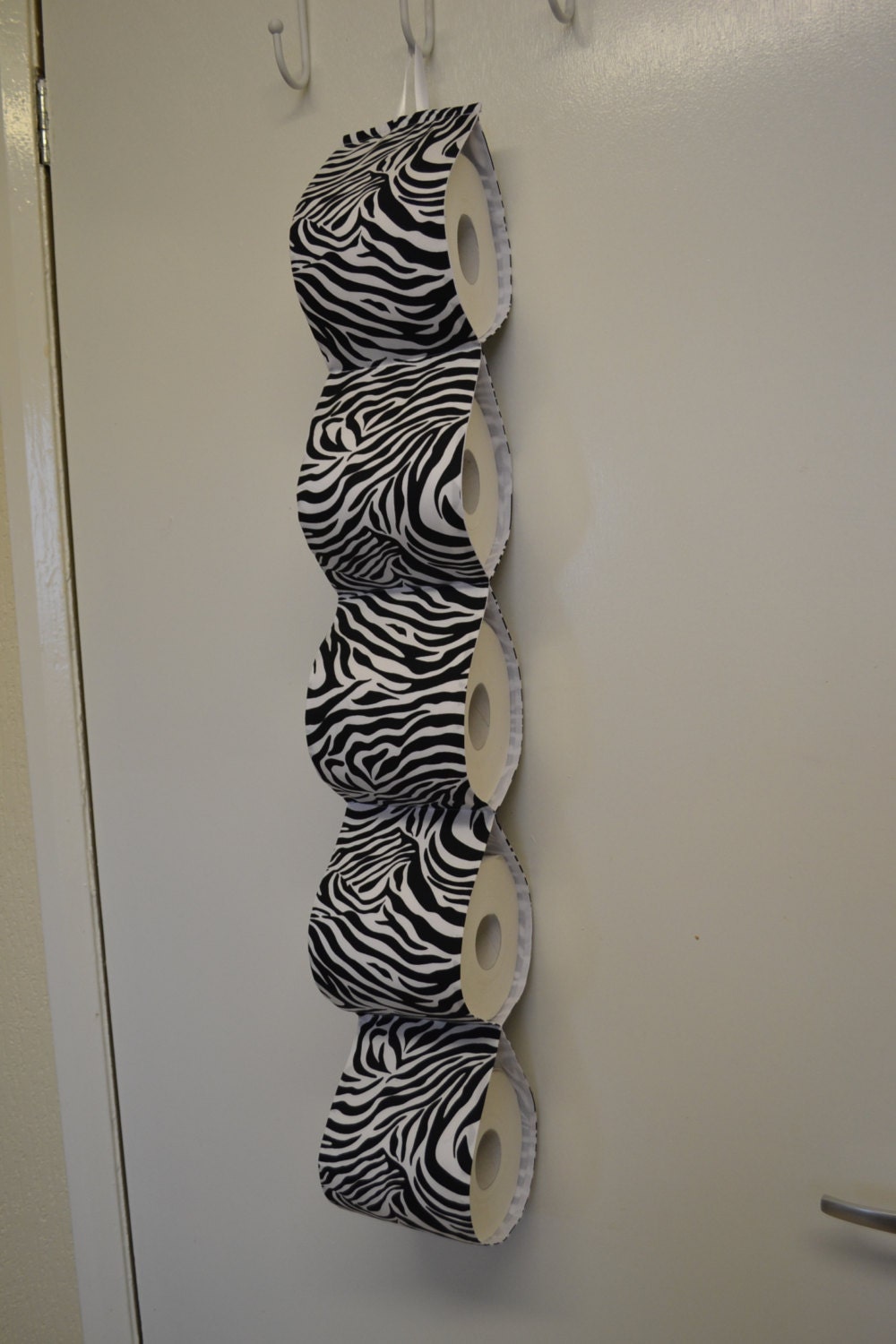 Bath storage. zebra print fabric Decorative Toilet paper / Etsy