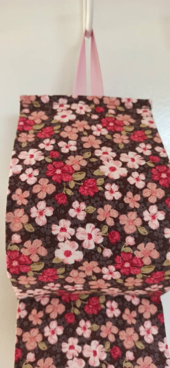 Pink Toilet Paper For Bathroom Floral Printed Flower Decorative