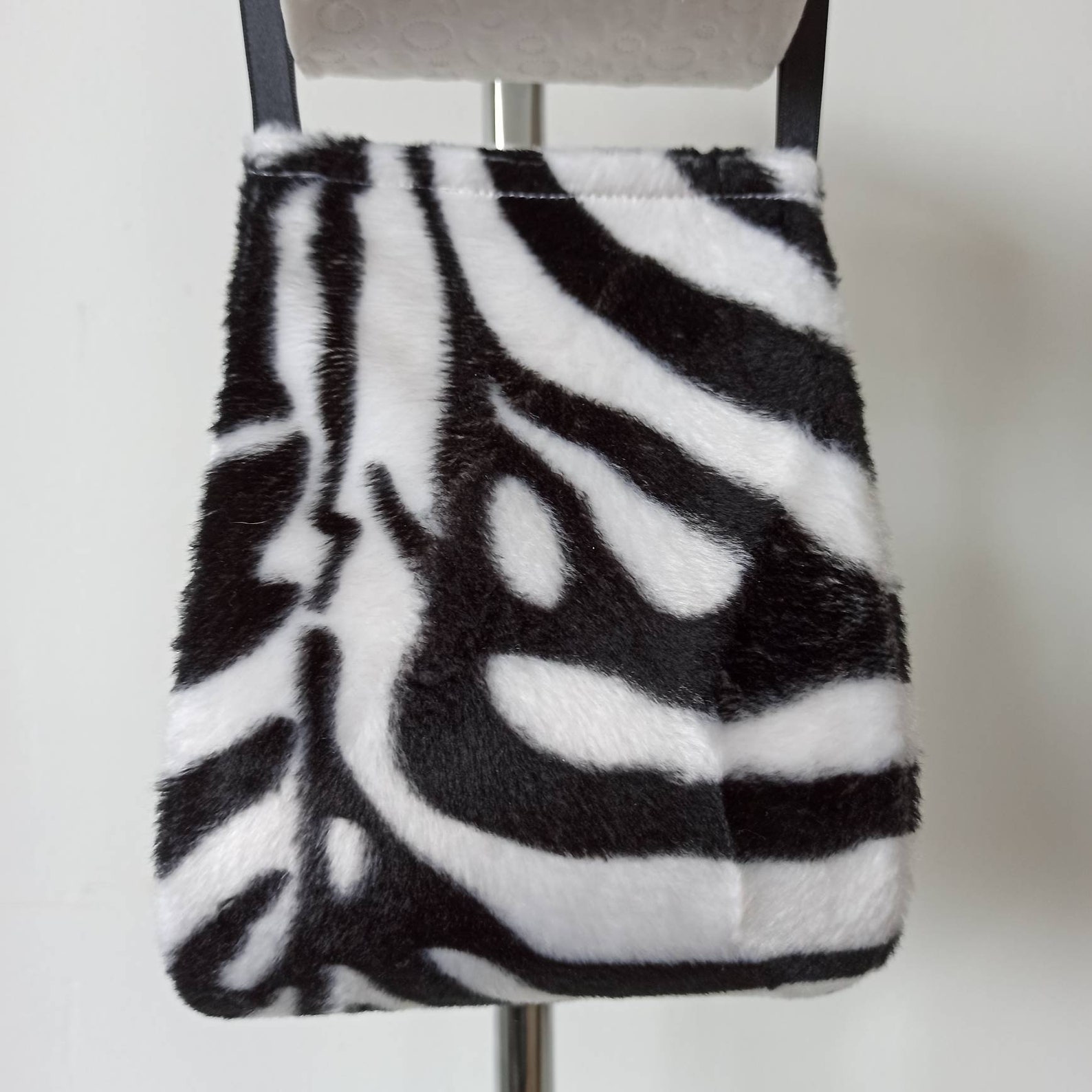 Faux Zebra Fabric Toilet Roll Holder Soft Touch Furniture Etsy UK