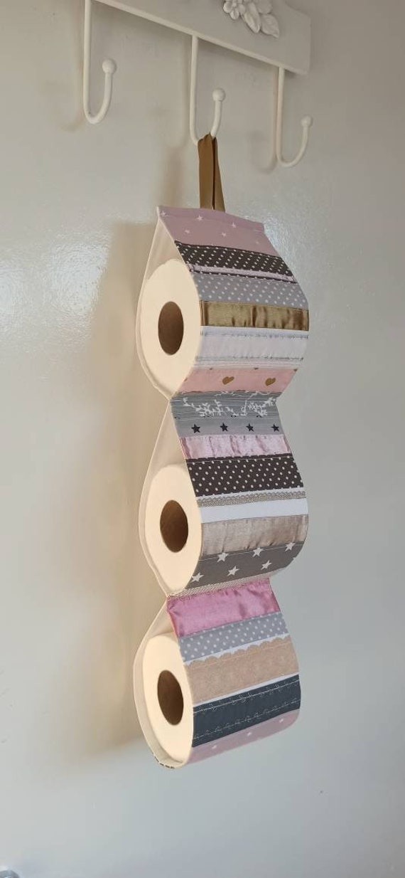 DIY Fabric Toilet Paper Holder