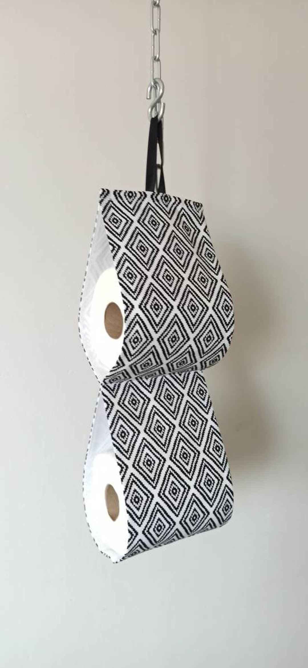 Easy to Use Fabric Toilet Toilet Rolls Storage. White and Etsy
