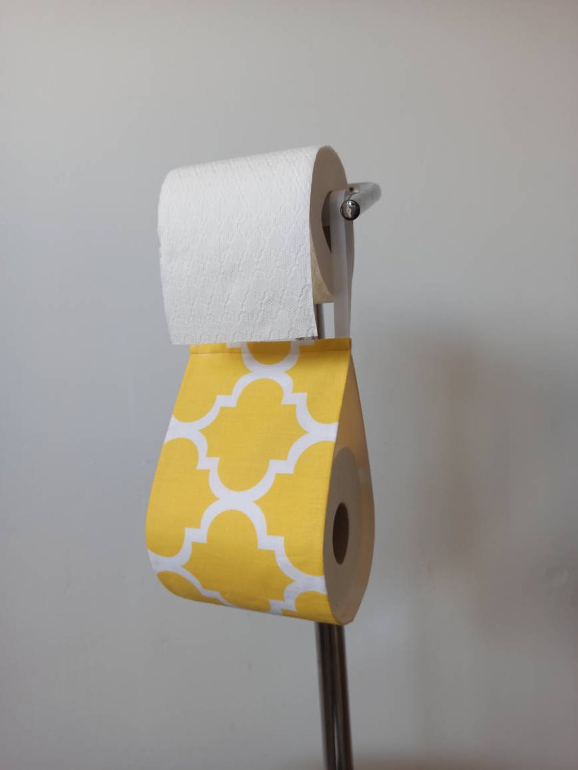 Yellow Fabric Toilet paper Holder storage for 1 2 rolls . Etsy