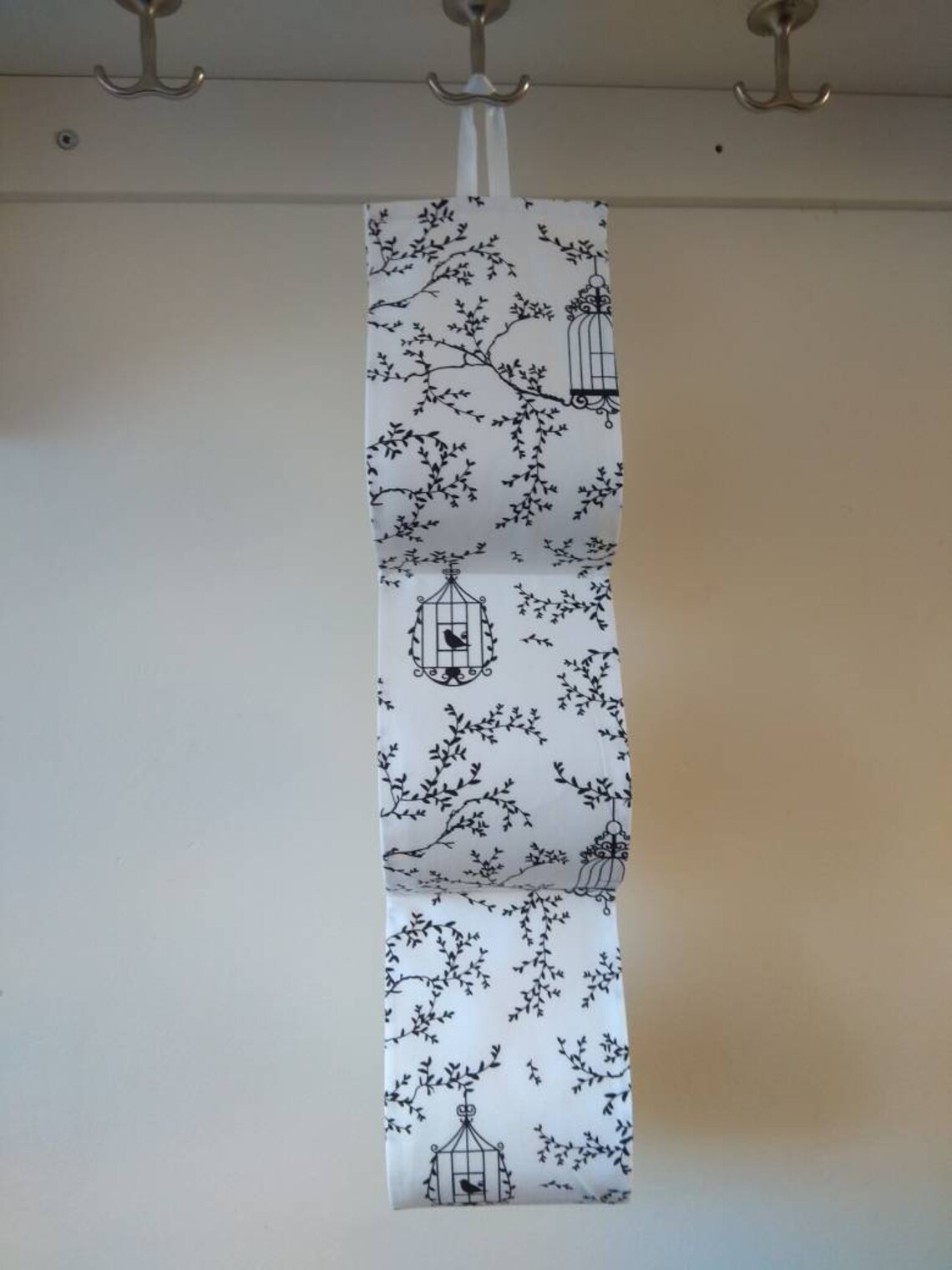 Fabric Toilet Roll Holder Storage at the Wall / 2 4 Rolls Etsy