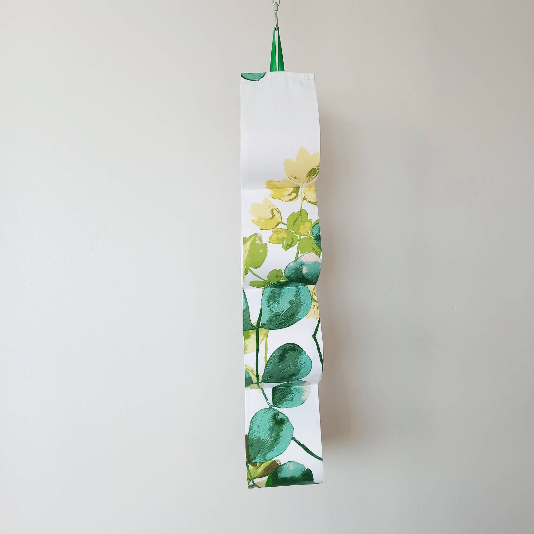 Green Fabric Toilet Roll Holder 25 Rolls. Hanging Storage. Etsy UK