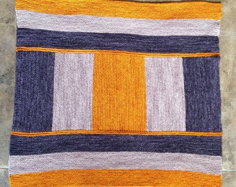 Knitting Pattern PDF, Instructions to make, baby blanket, knit pattern, patch work knit pattern