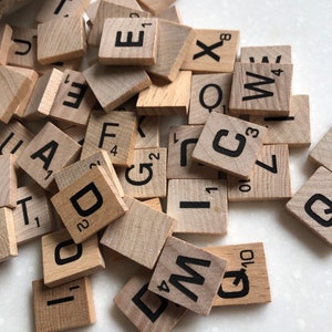 Scrabble Tiles for crafts, scrapbooking, craft supply, two full sets