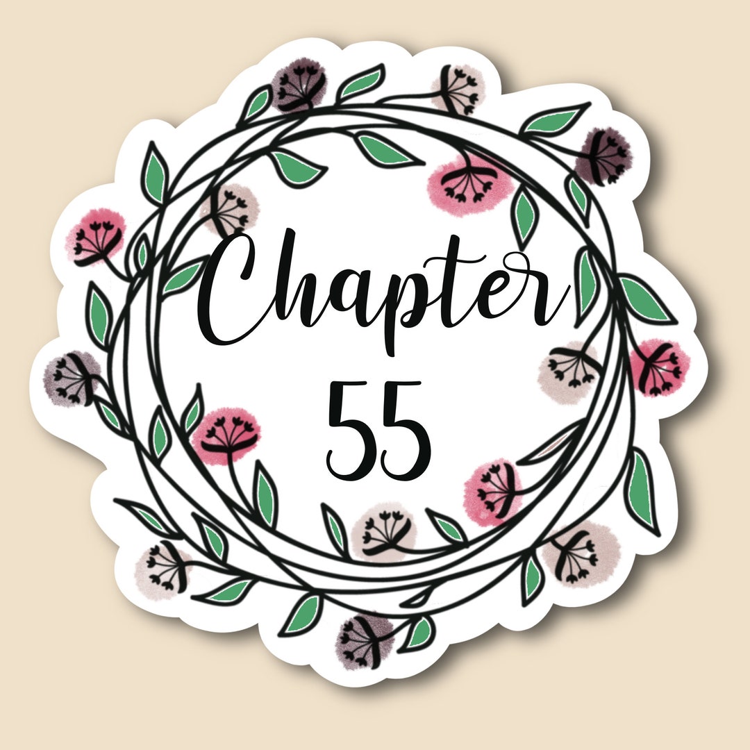 Chapter 55 Sticker, Romantasy ACOTAR Sticker, ACOMAF Rhysand & Feyre ...