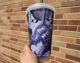 Cauldron Boil Me Cold Cup Sleeve, ACOTAR iced coffee cozy, HOFAS Starbucks cup sleeve, gift for book lover, for coffee lover, ACOMAF gift